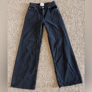 BDG Girlfriend Black Wide Leg Jeans
